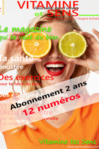 Abonnement bisannuel au Magazine Vitamine et Sens - 2 ans