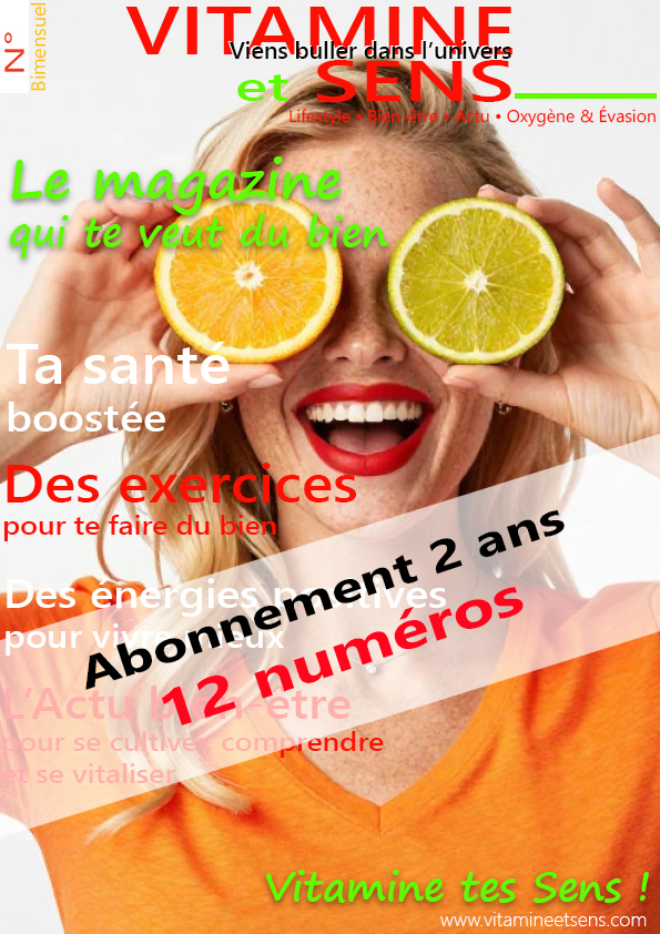Abonnement bisannuel au Magazine Vitamine et Sens - 2 ans