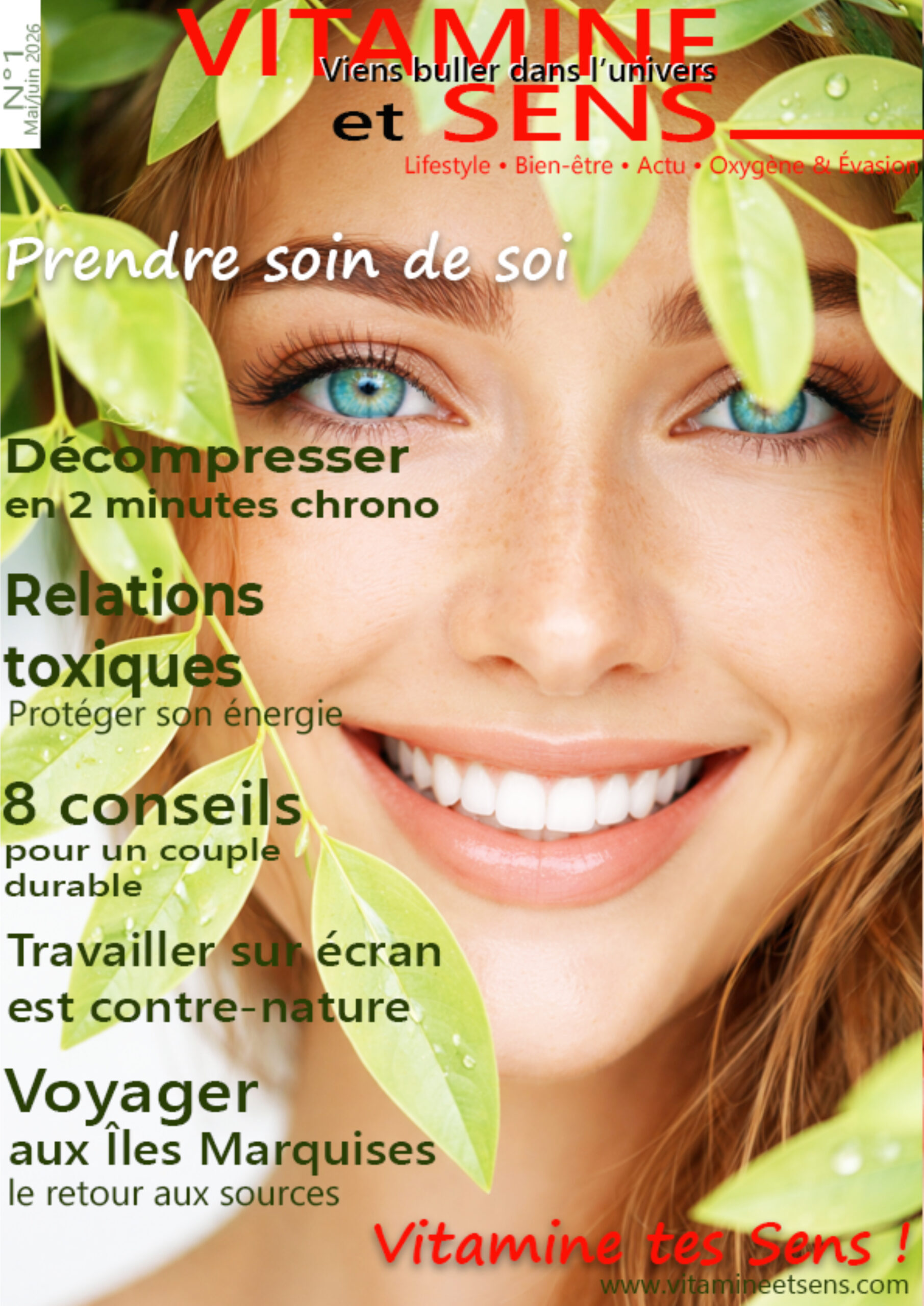 Magazine Vitamine et Sens 1 - Prendre soin de soi
