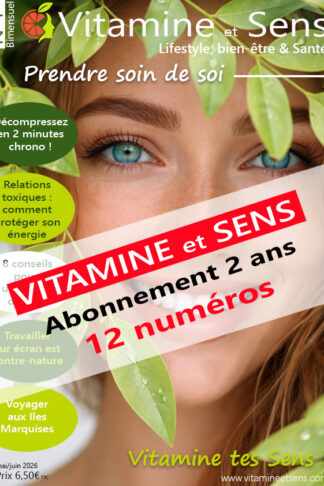 Magazine Vitamine et Sens - Abonnement 2 ans